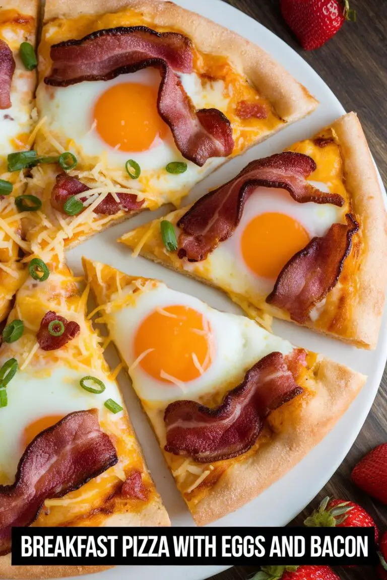 Breakfast Pizza with Eggs and Bacon – RecipeIneed