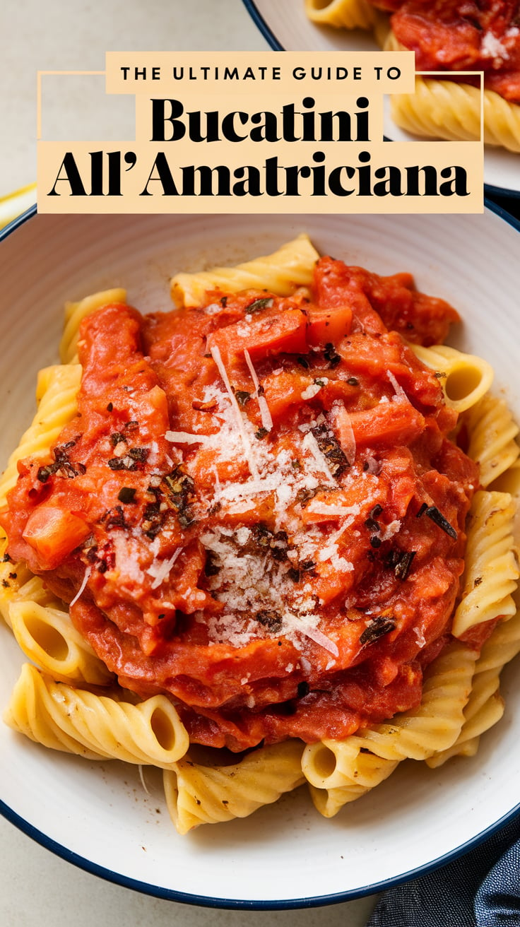 The Ultimate Guide to Bucatini all’Amatriciana – RecipeIneed