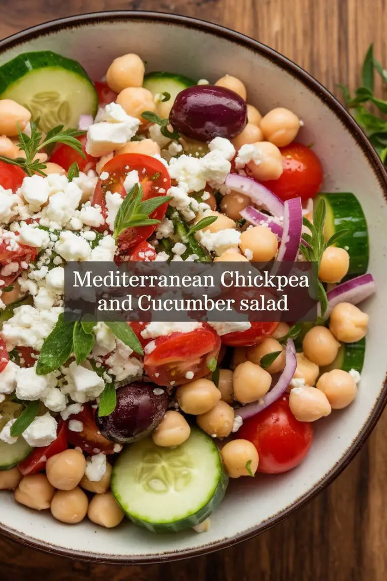 Mediterranean Chickpea and Cucumber Salad – RecipeIneed