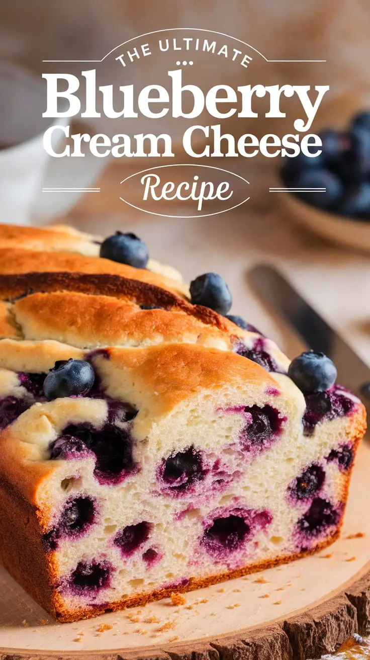 The Ultimate Blueberry Cream Cheese Bread Recipe – RecipeIneed