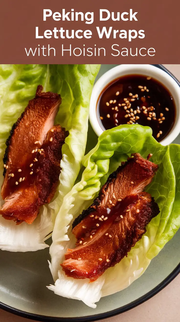 Peking Duck Lettuce Wraps with Hoisin Sauce – RecipeIneed