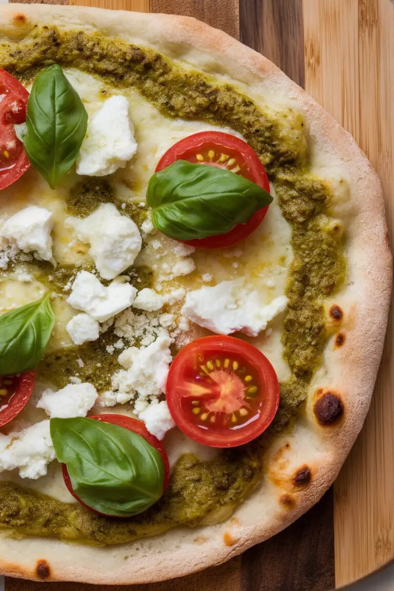 Pesto Veggie Pizza with Goat Cheese – RecipeIneed