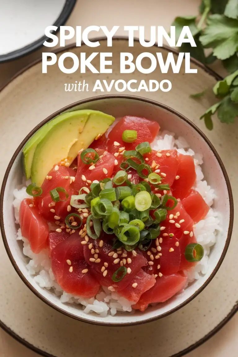 Spicy Tuna Poke Bowl with Avocado – RecipeIneed