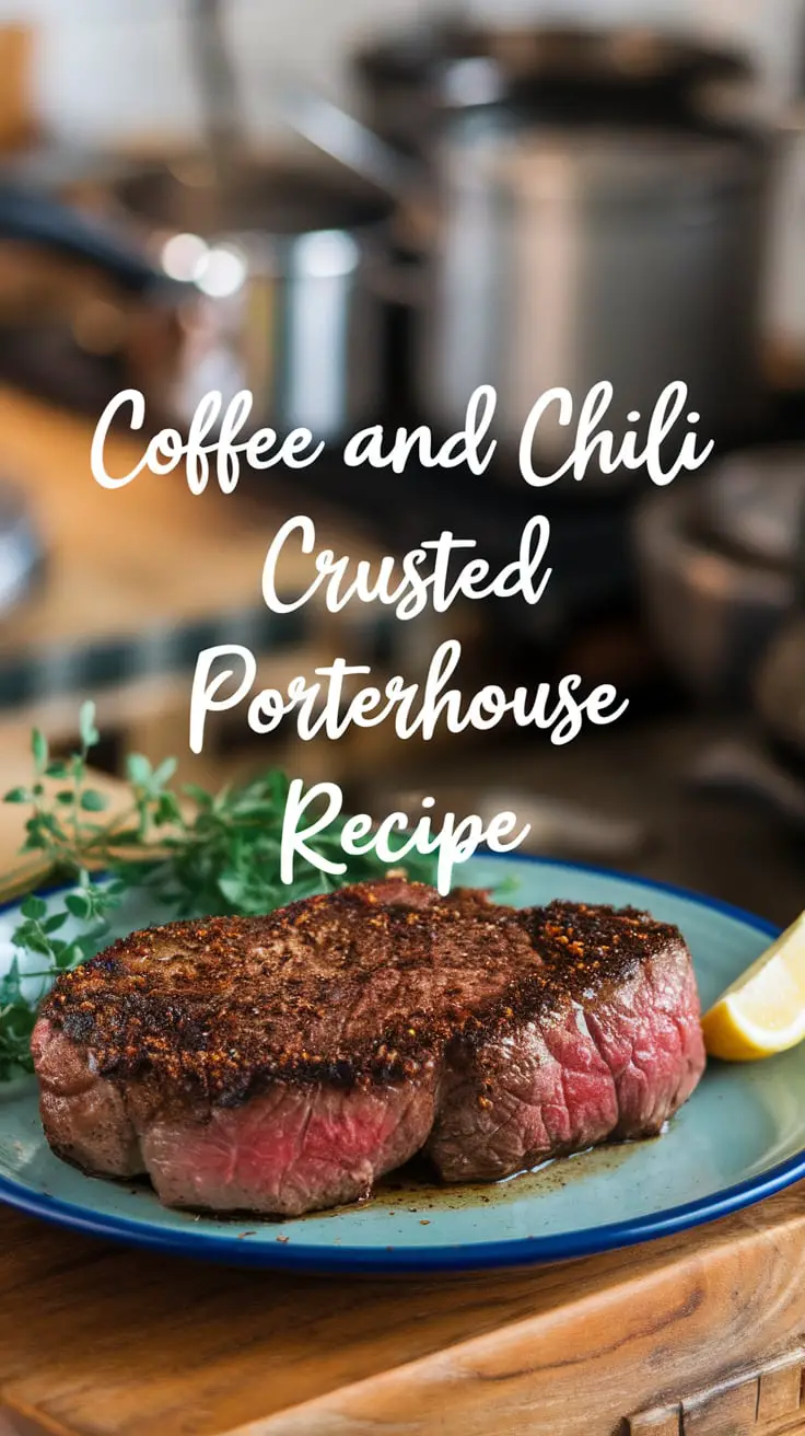 Coffee and Chili Crusted Porterhouse recipe – RecipeIneed