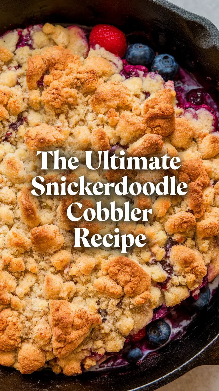 The Ultimate Snickerdoodle Cobbler Recipe – RecipeIneed