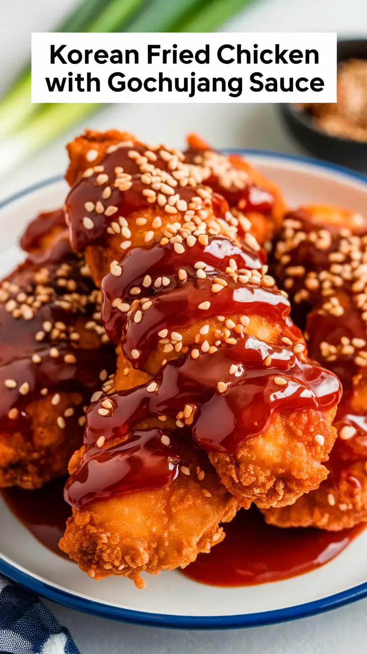 Korean Fried Chicken with Gochujang Sauce – RecipeIneed