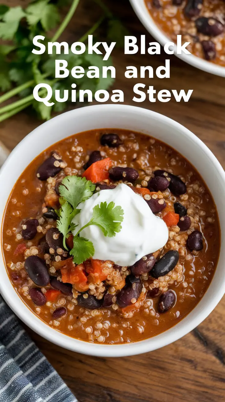 Smoky Black Bean and Quinoa Stew – RecipeIneed