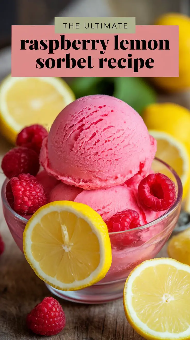 The Ultimate Raspberry Lemon Sorbet Recipe – RecipeIneed