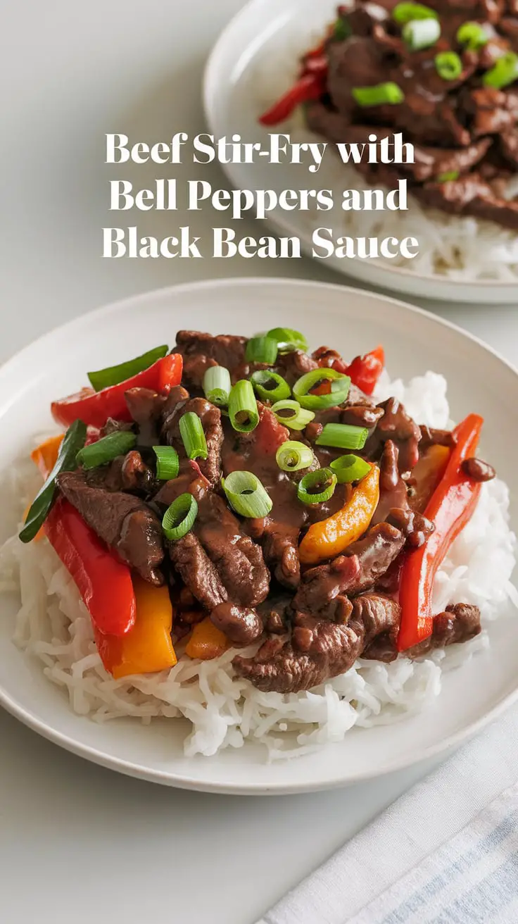 Beef Stir-Fry with Bell Peppers and Black Bean Sauce – RecipeIneed