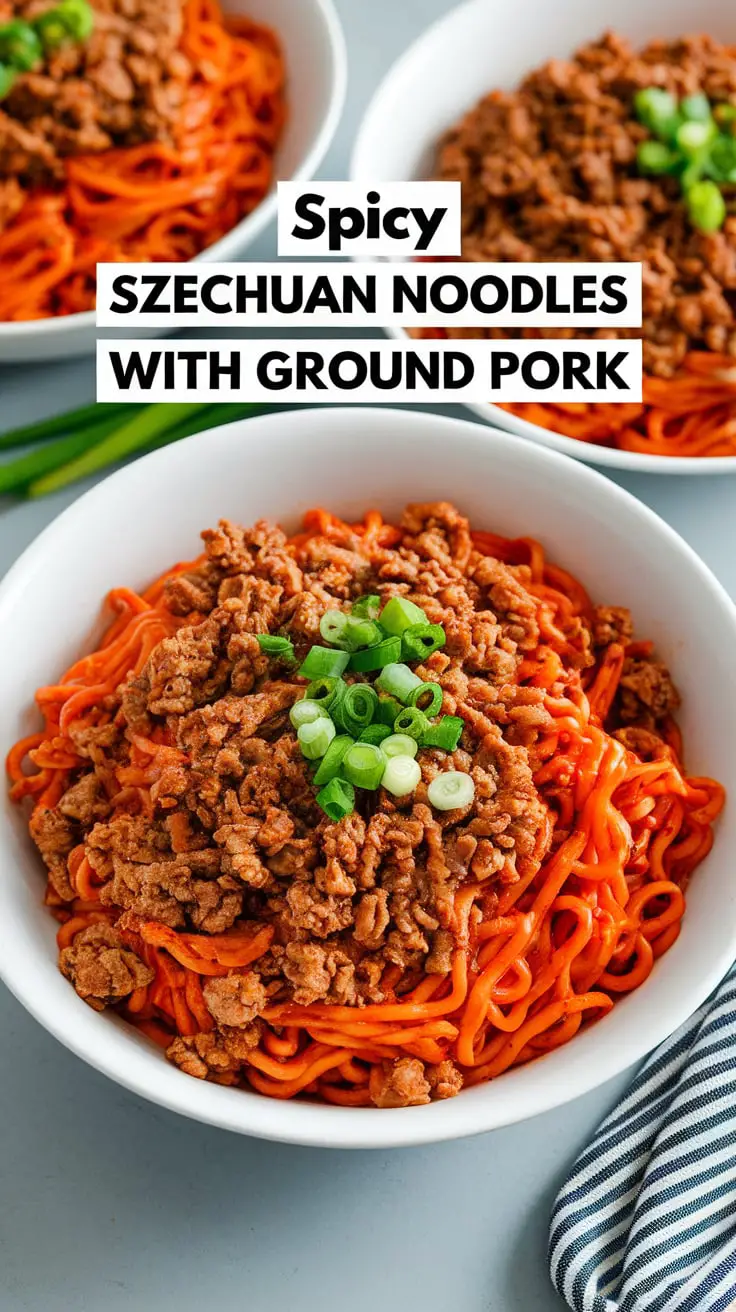 Spicy Szechuan Noodles with Ground Pork – RecipeIneed