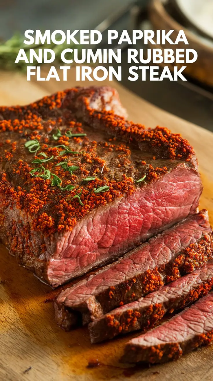 Smoked Paprika and Cumin Rubbed Flat Iron Steak – RecipeIneed